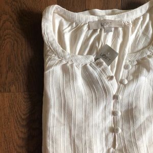 🍂HP🍂 NWT CREAM LOFT TANK TOP